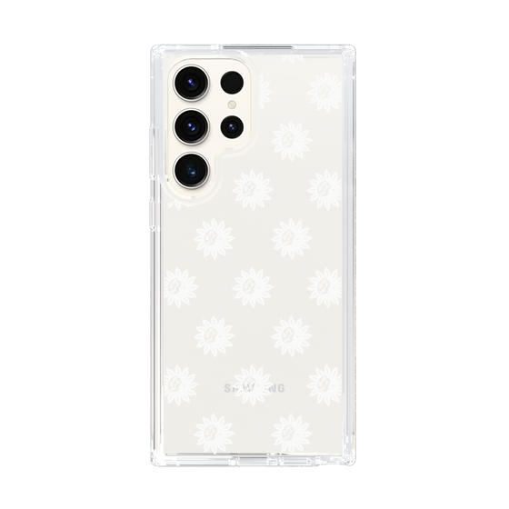 Slim Protection Case［ EVRIS - Sunny Motif - White ］