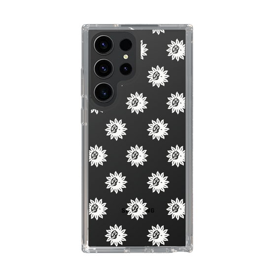Slim Protection Case［ EVRIS - Sunny Motif - White ］