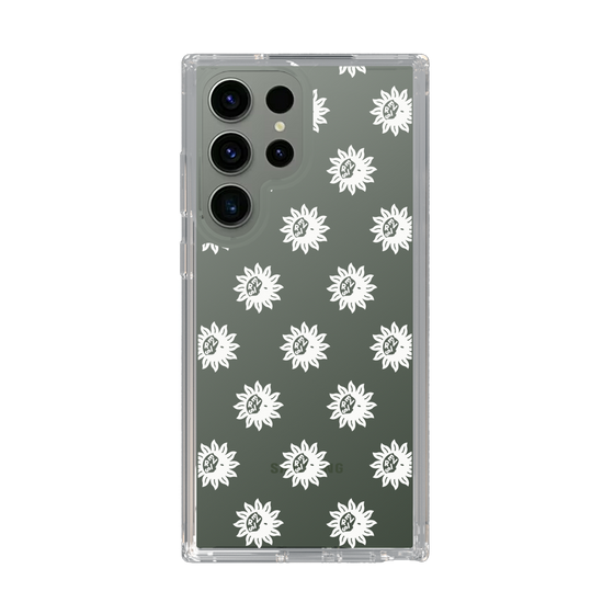 Slim Protection Case［ EVRIS - Sunny Motif - White ］
