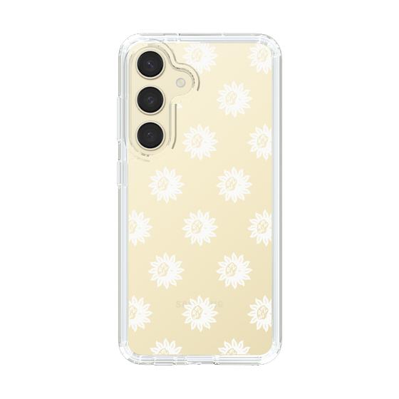 Slim Protection Case［ EVRIS - Sunny Motif - White ］