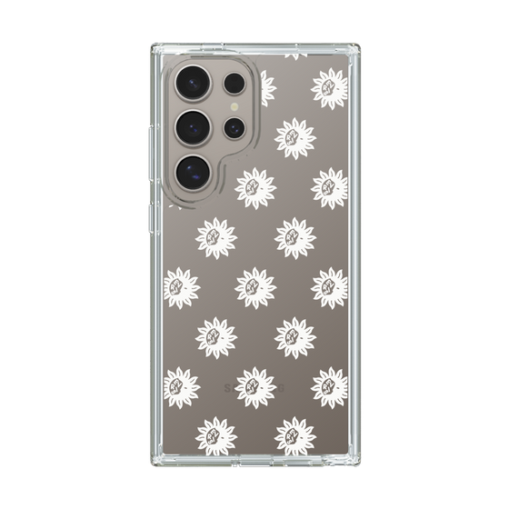 Slim Protection Case［ EVRIS - Sunny Motif - White ］