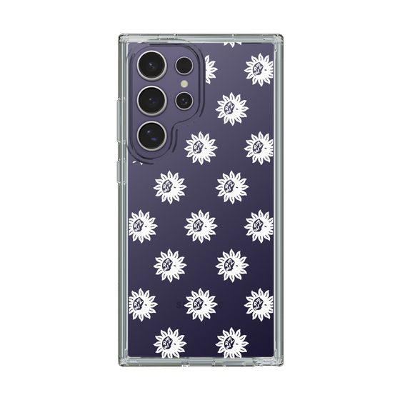 Slim Protection Case［ EVRIS - Sunny Motif - White ］