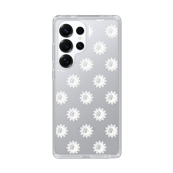 Slim Protection Case［ EVRIS - Sunny Motif - White ］