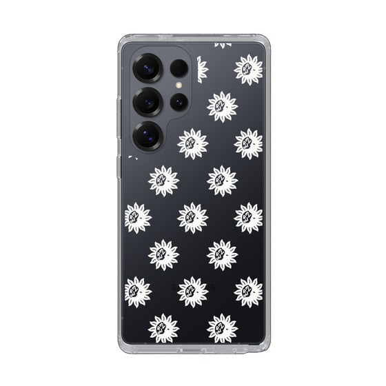 Slim Protection Case［ EVRIS - Sunny Motif - White ］