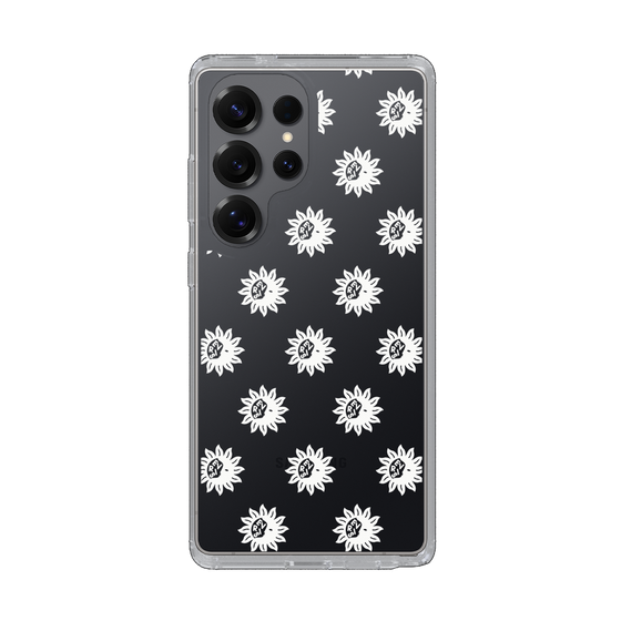 Slim Protection Case［ EVRIS - Sunny Motif - White ］