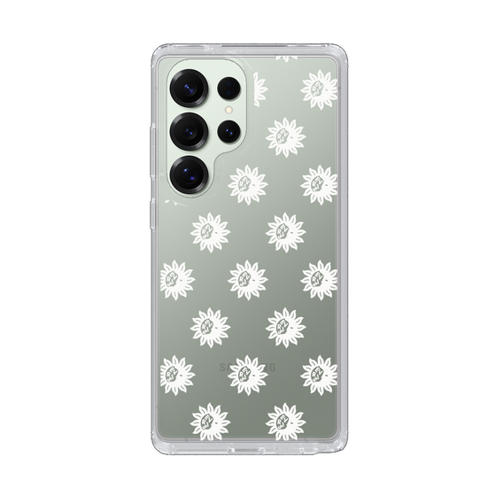 Slim Protection Case［ EVRIS - Sunny Motif - White ］