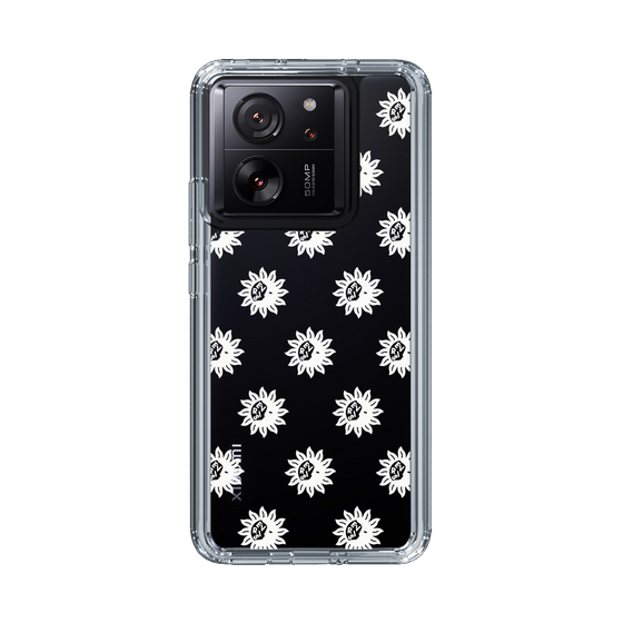 Slim Protection Case［ EVRIS - Sunny Motif - White ］