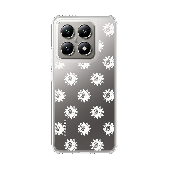 Slim Protection Case［ EVRIS - Sunny Motif - White ］