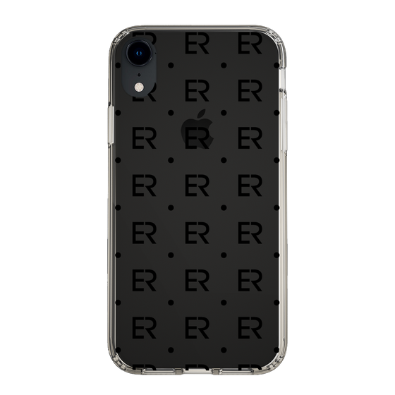 Slim Protection Case［ EVRIS - Monogram - Black ］