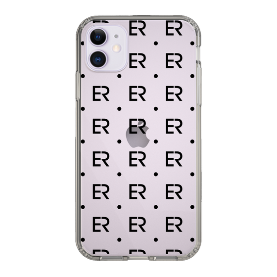 Slim Protection Case［ EVRIS - Monogram - Black ］