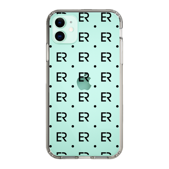 Slim Protection Case［ EVRIS - Monogram - Black ］