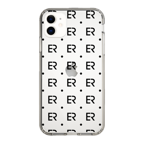 Slim Protection Case［ EVRIS - Monogram - Black ］