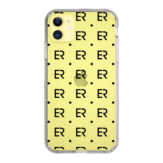 Slim Protection Case［ EVRIS - Monogram - Black ］