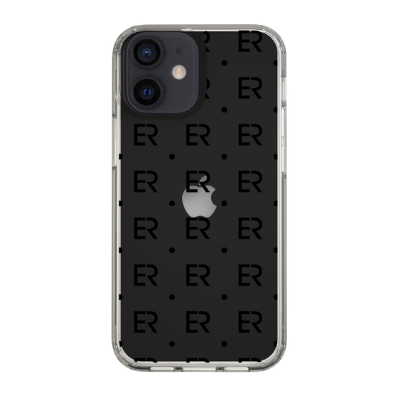 Slim Protection Case［ EVRIS - Monogram - Black ］