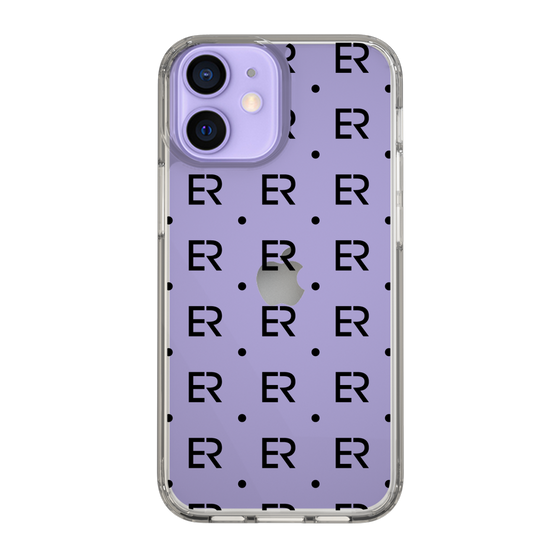 Slim Protection Case［ EVRIS - Monogram - Black ］
