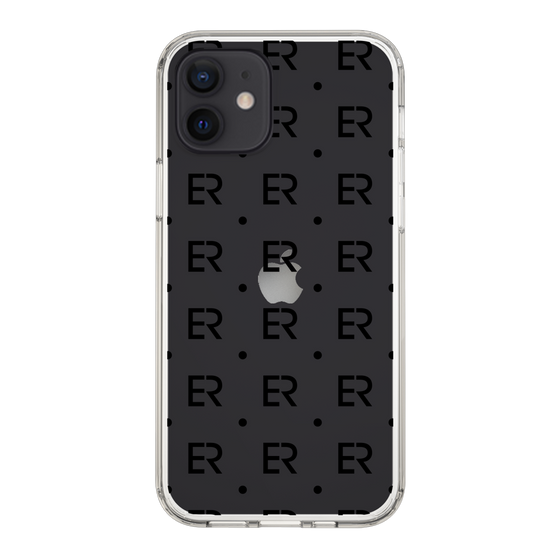 Slim Protection Case［ EVRIS - Monogram - Black ］