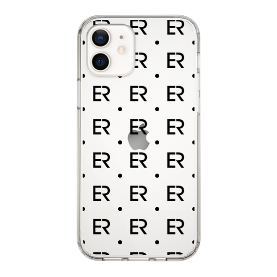 Slim Protection Case［ EVRIS - Monogram - Black ］