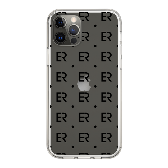 Slim Protection Case［ EVRIS - Monogram - Black ］
