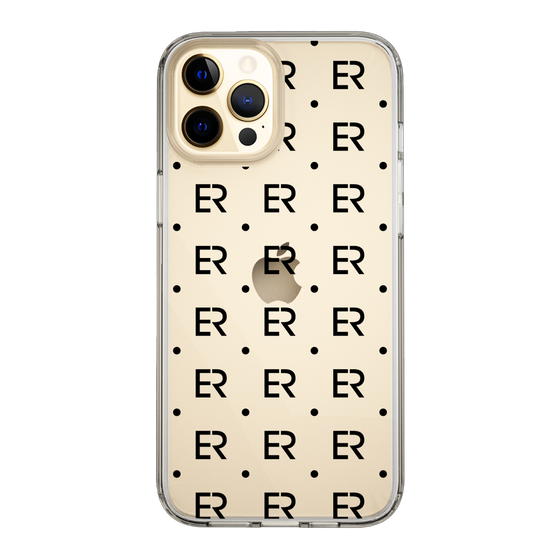 Slim Protection Case［ EVRIS - Monogram - Black ］