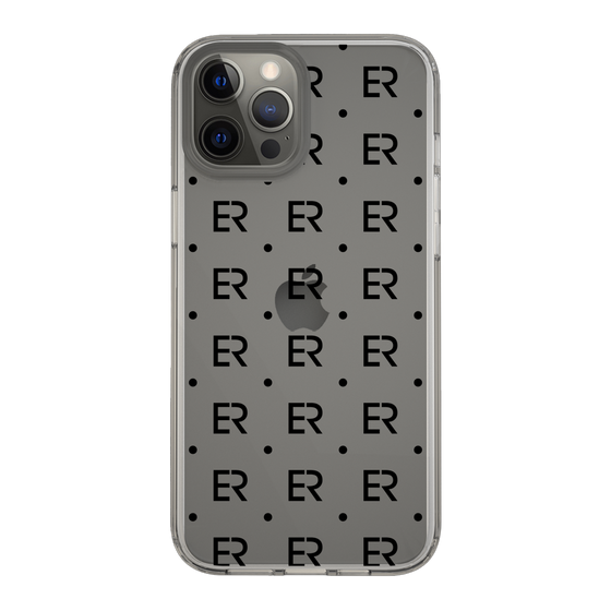 Slim Protection Case［ EVRIS - Monogram - Black ］