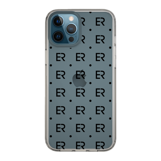 Slim Protection Case［ EVRIS - Monogram - Black ］