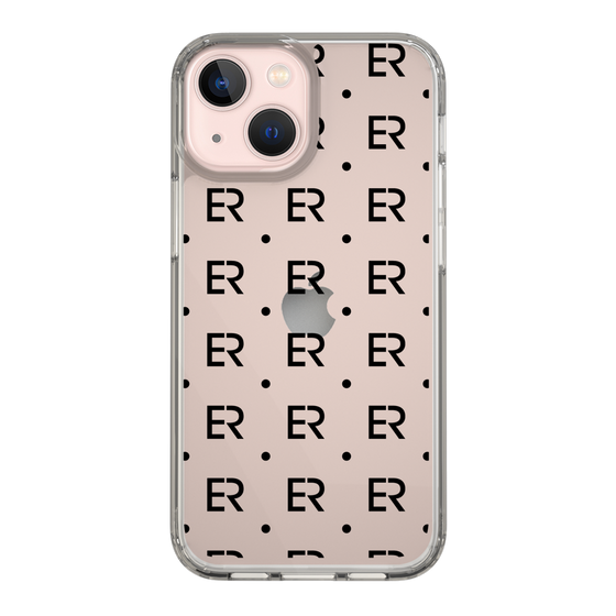 Slim Protection Case［ EVRIS - Monogram - Black ］