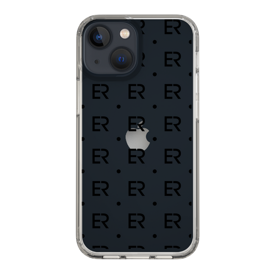 Slim Protection Case［ EVRIS - Monogram - Black ］