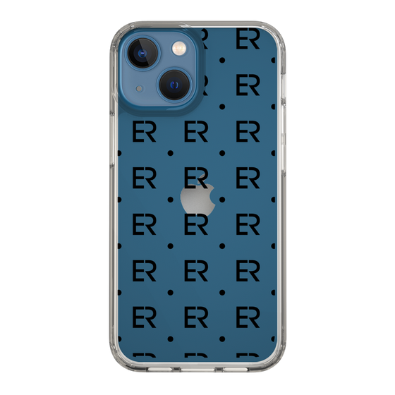 Slim Protection Case［ EVRIS - Monogram - Black ］
