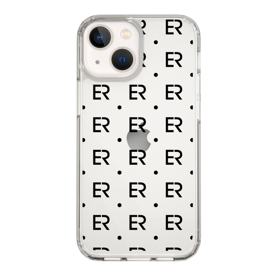 Slim Protection Case［ EVRIS - Monogram - Black ］
