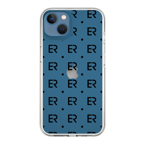 Slim Protection Case［ EVRIS - Monogram - Black ］