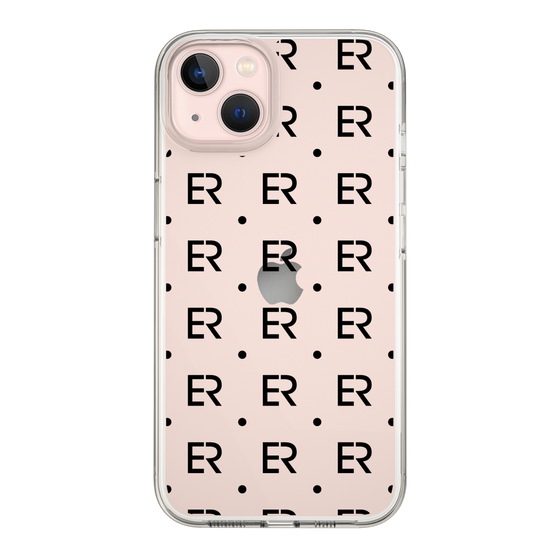 Slim Protection Case［ EVRIS - Monogram - Black ］