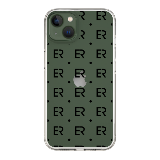 Slim Protection Case［ EVRIS - Monogram - Black ］