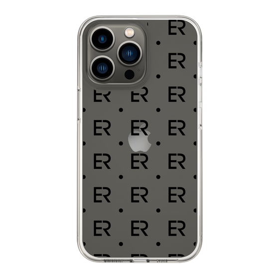 Slim Protection Case［ EVRIS - Monogram - Black ］