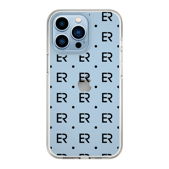 Slim Protection Case［ EVRIS - Monogram - Black ］
