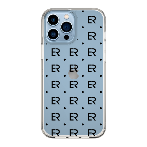 Slim Protection Case［ EVRIS - Monogram - Black ］