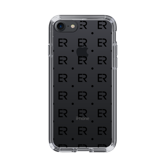 Slim Protection Case［ EVRIS - Monogram - Black ］