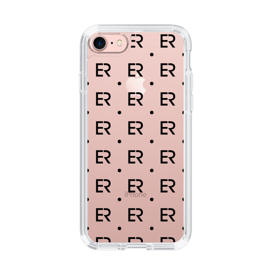Slim Protection Case［ EVRIS - Monogram - Black ］