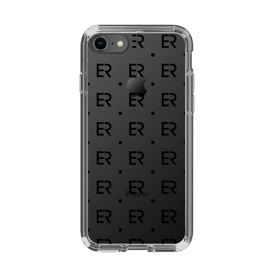 Slim Protection Case［ EVRIS - Monogram - Black ］