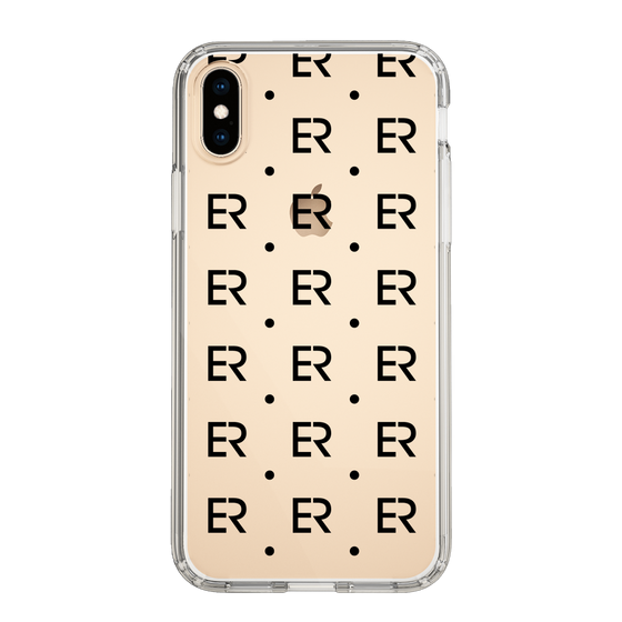 Slim Protection Case［ EVRIS - Monogram - Black ］