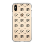 Slim Protection Case［ EVRIS - Monogram - Black ］