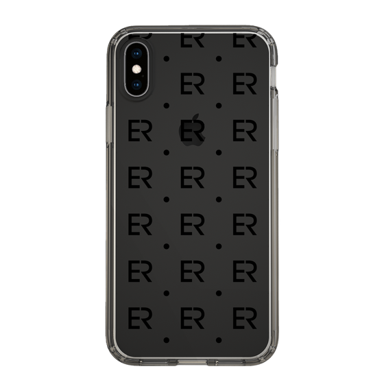 Slim Protection Case［ EVRIS - Monogram - Black ］