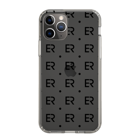 Slim Protection Case［ EVRIS - Monogram - Black ］