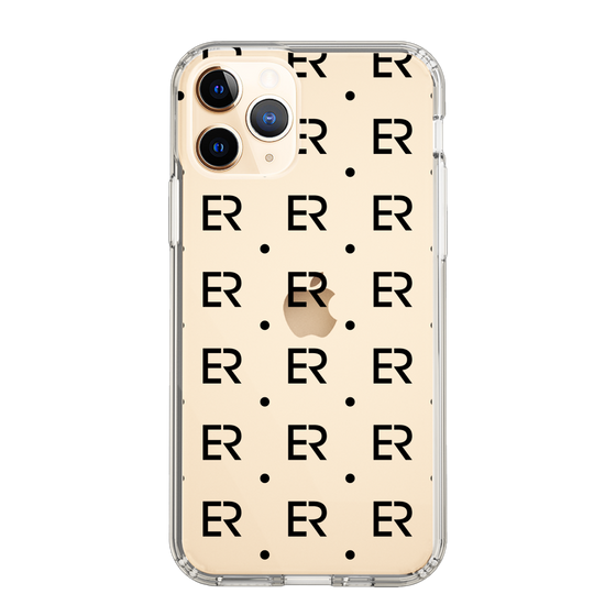 Slim Protection Case［ EVRIS - Monogram - Black ］