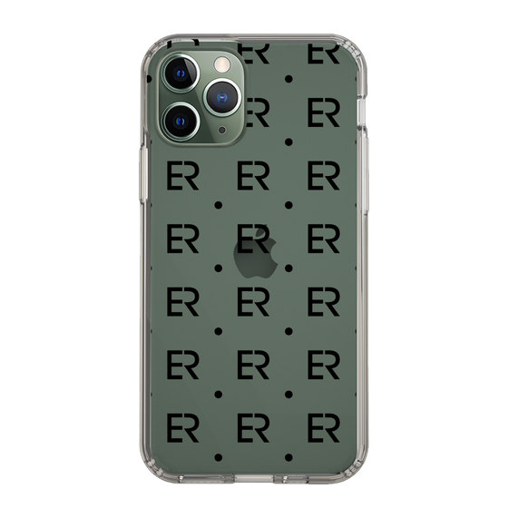 Slim Protection Case［ EVRIS - Monogram - Black ］