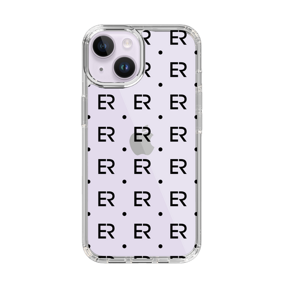 Slim Protection Case［ EVRIS - Monogram - Black ］