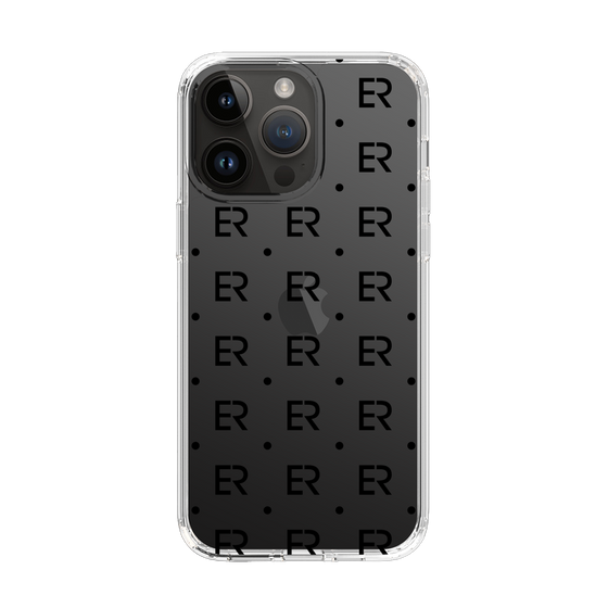 Slim Protection Case［ EVRIS - Monogram - Black ］