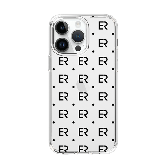 Slim Protection Case［ EVRIS - Monogram - Black ］