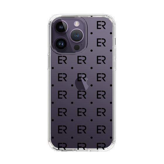 Slim Protection Case［ EVRIS - Monogram - Black ］