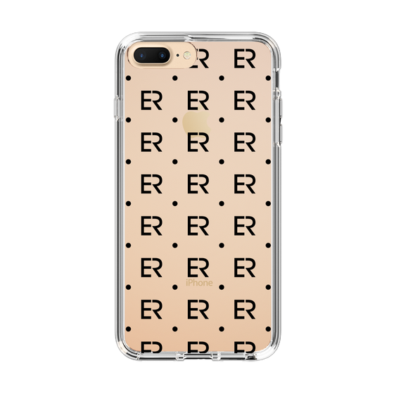 Slim Protection Case［ EVRIS - Monogram - Black ］