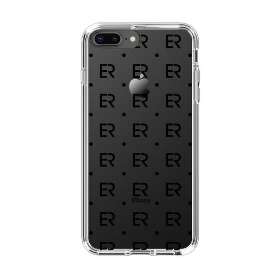 Slim Protection Case［ EVRIS - Monogram - Black ］